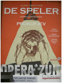 "De Speler"van Prokovjev bij Opera Zuid